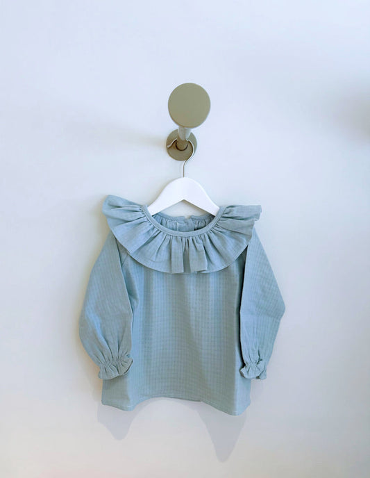 Blusa básica verde agua