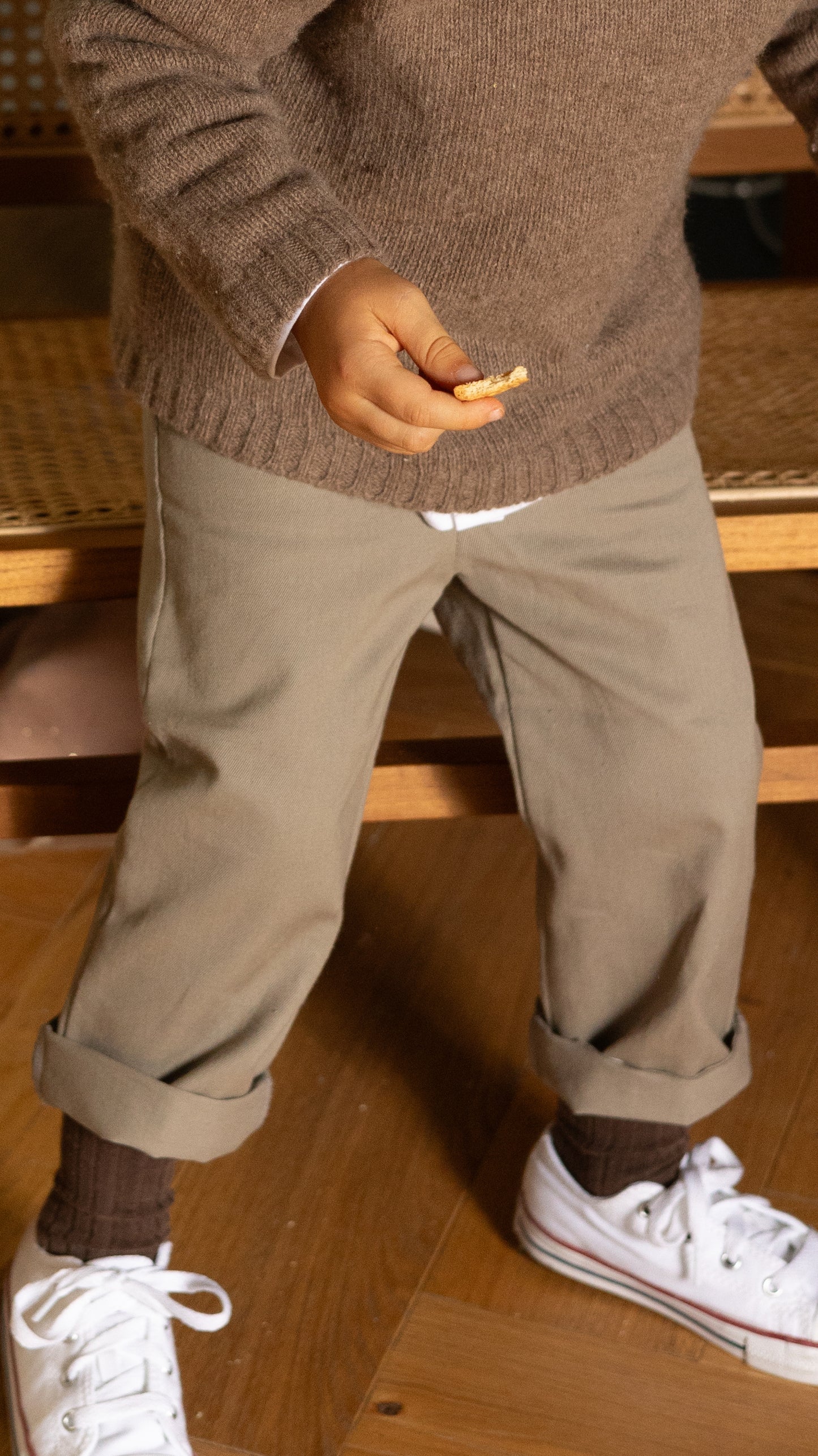 Pantalón largo topo