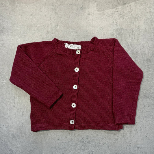 Chaqueta Lana Burdeos