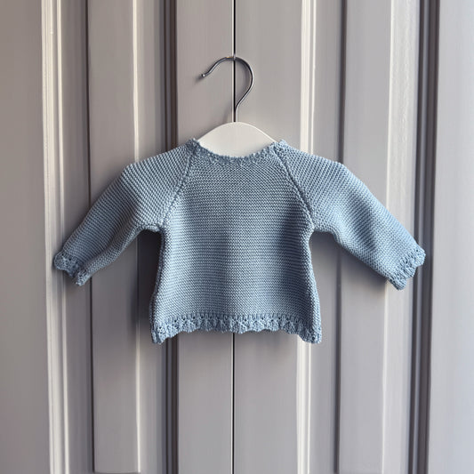 Jersey Bebé de Algodón Azul