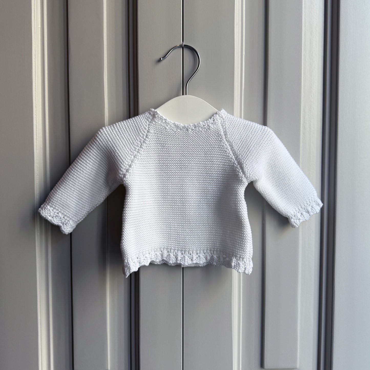 Jersey Bebé de Algodón Blanco