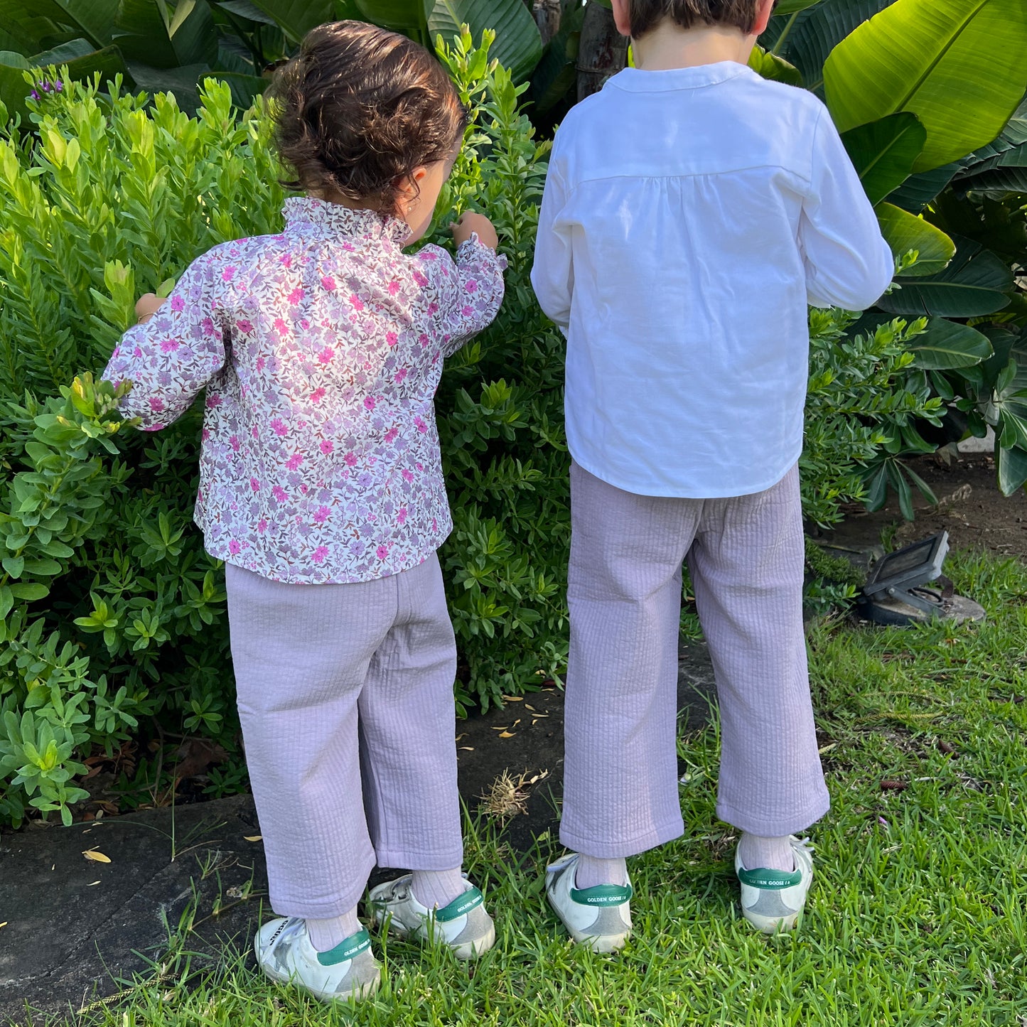 Pantalón Zurbano twin mauve