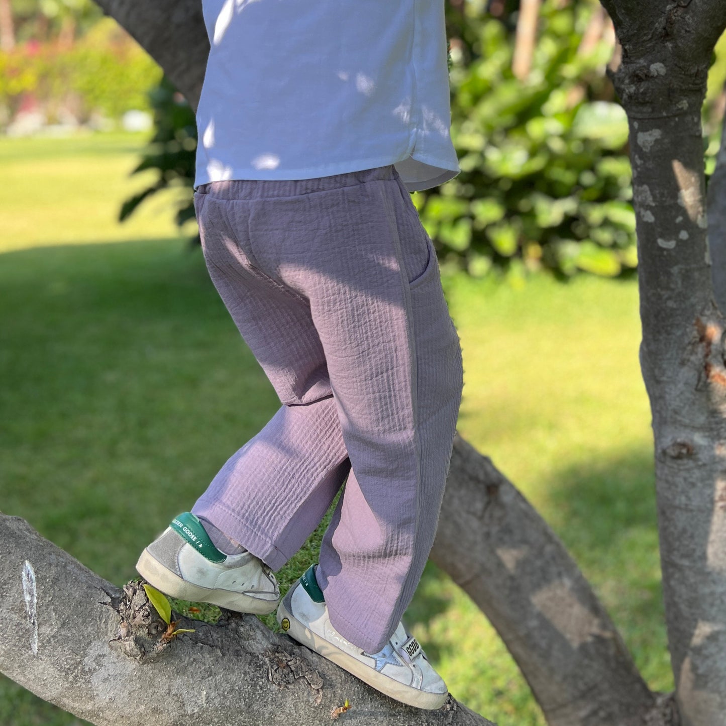 Pantalón Zurbano twin mauve