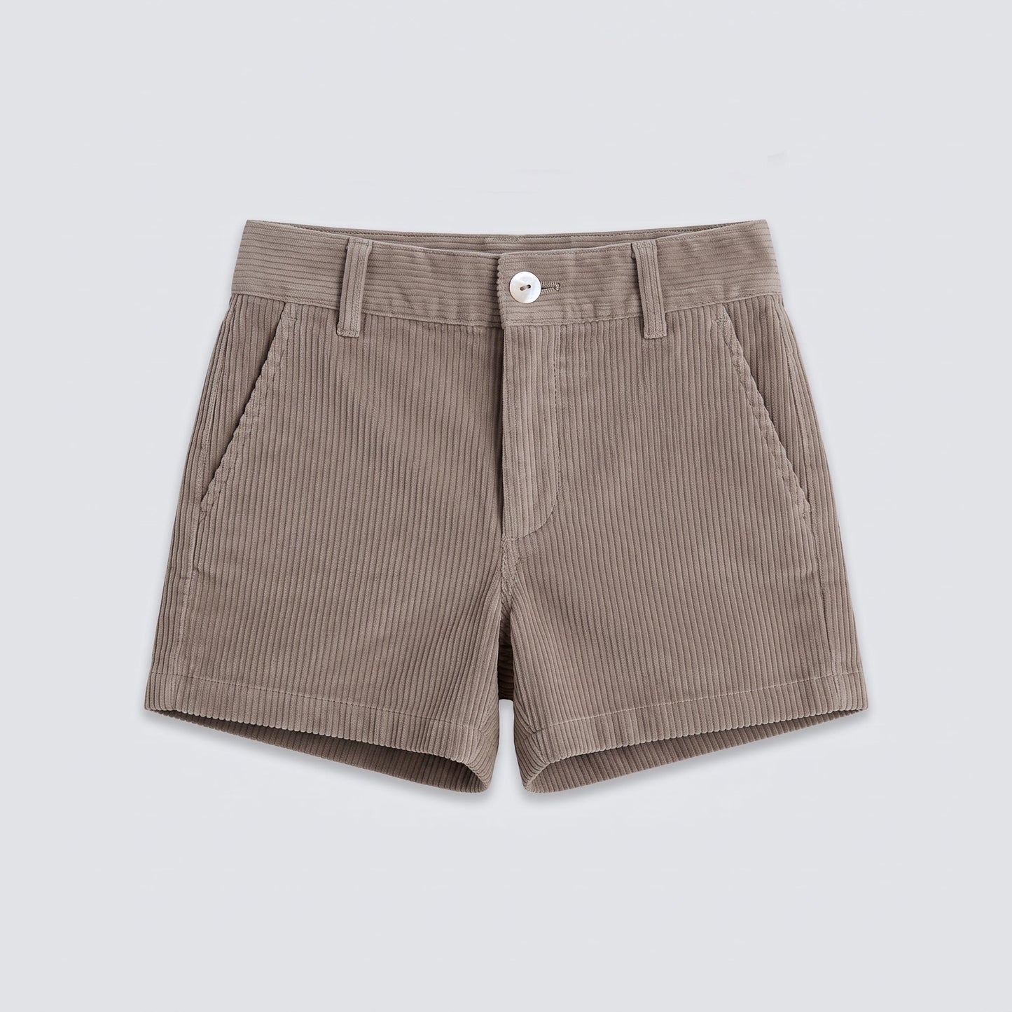 Pantalón corto pana topo