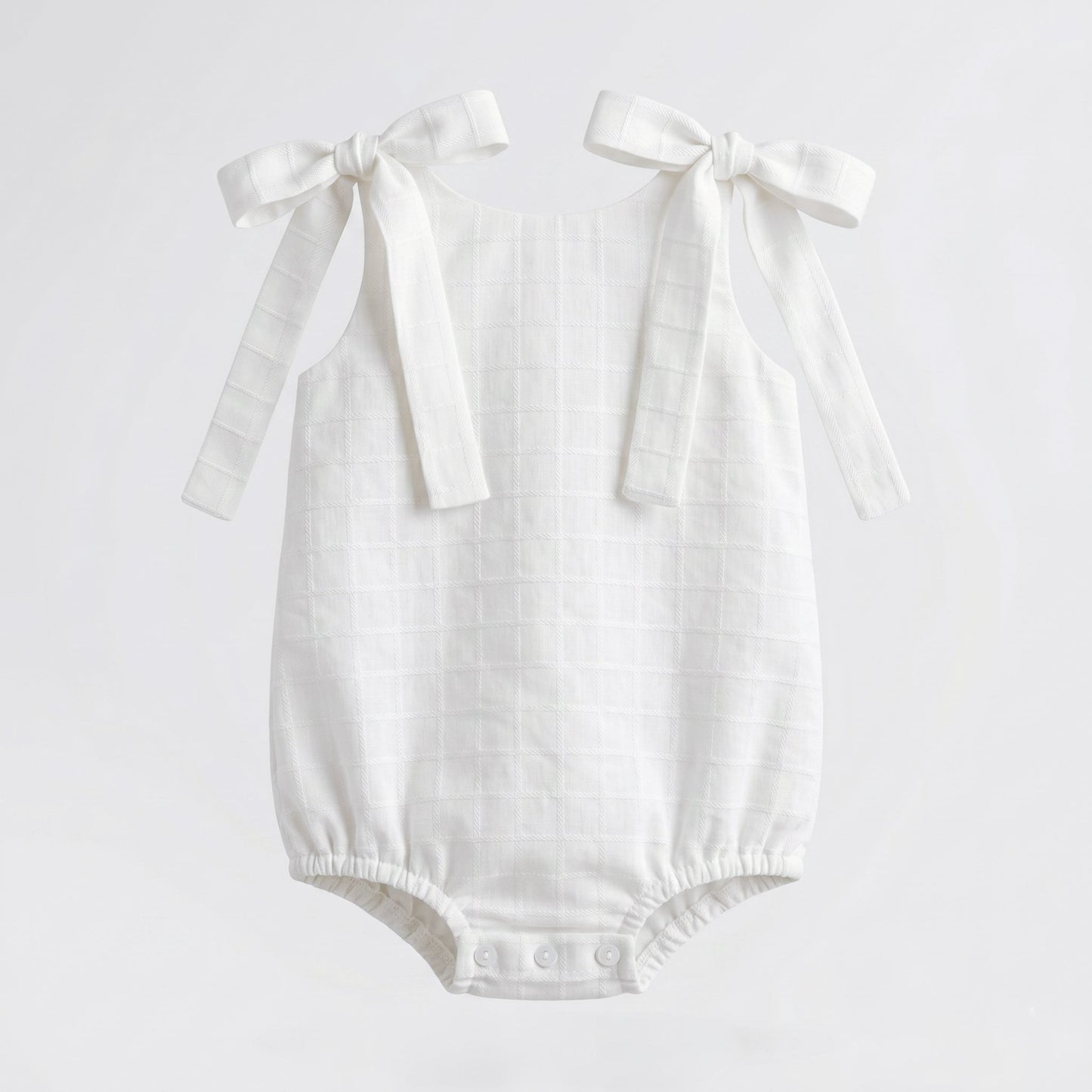 Pelele Mateo Cuadritos Blanco