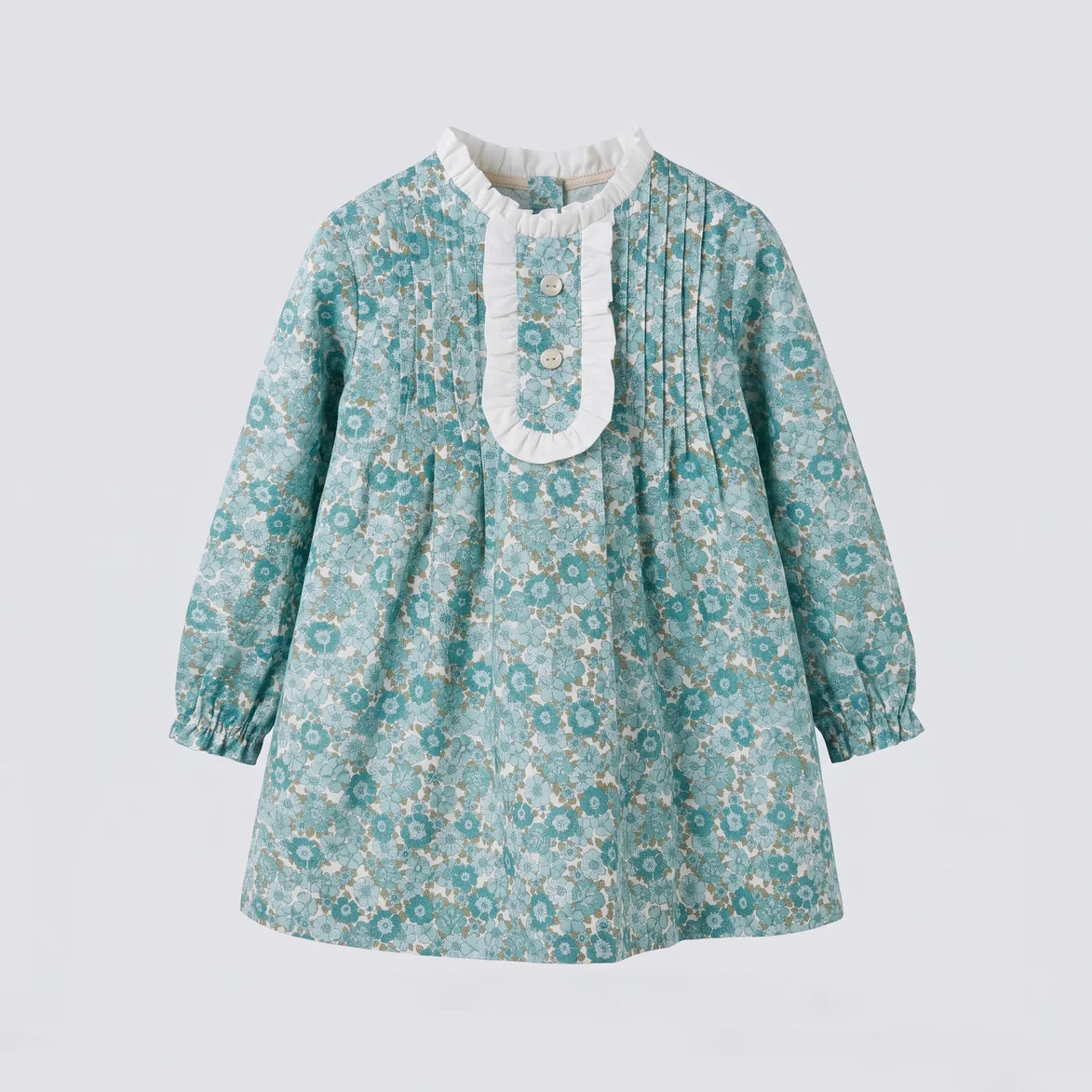 Vestido jaretas flor tusquesa