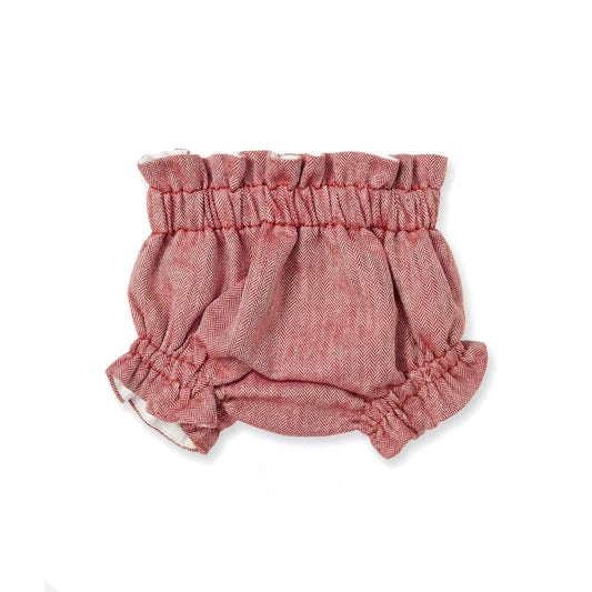 Cubrepañal espiga roja