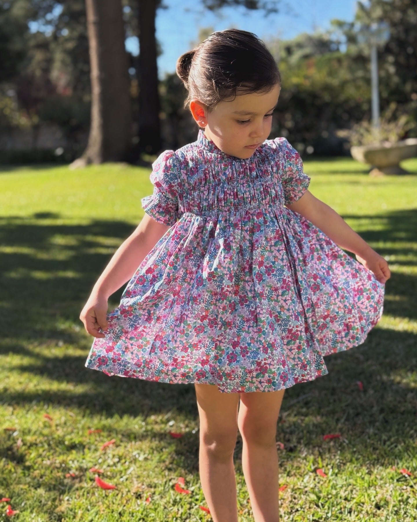 Vestido Liberty Fresas