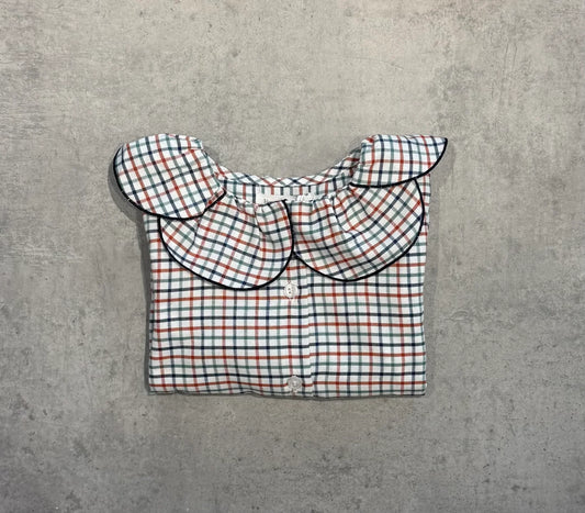 Blusa cuello flor Zaldi
