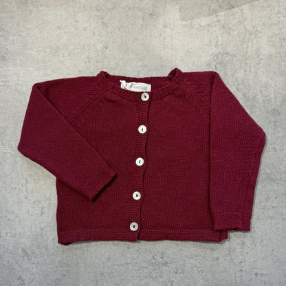 Chaqueta Lana Burdeos