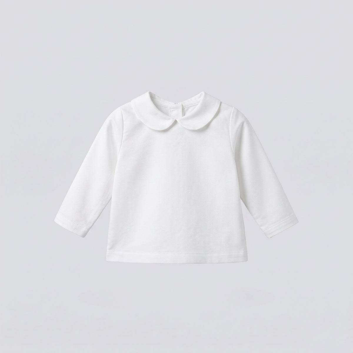Blusa bebé oxford blanca