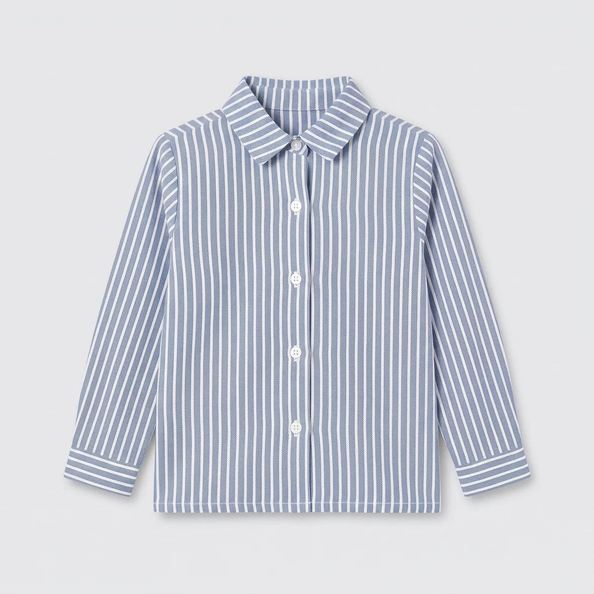 Camisa oxford rayas azules