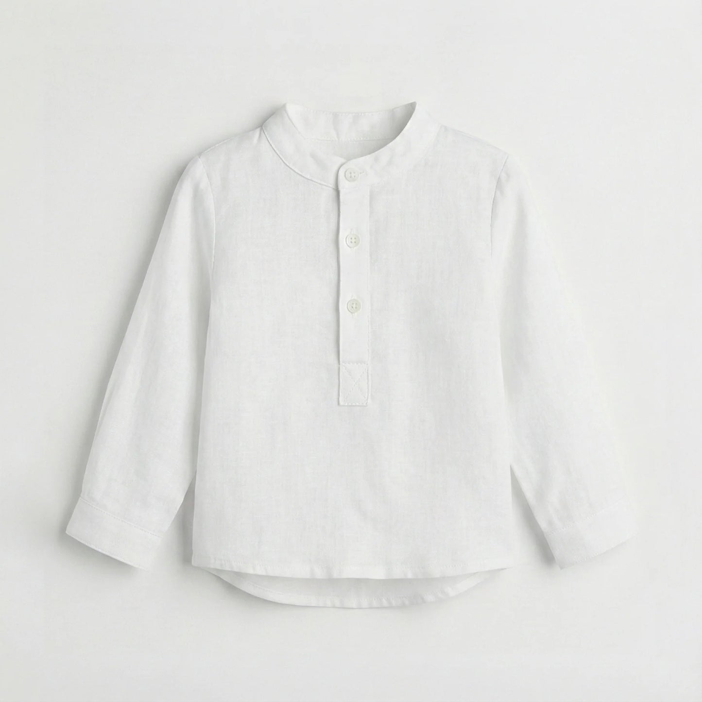 Camisa polera oxford blanco