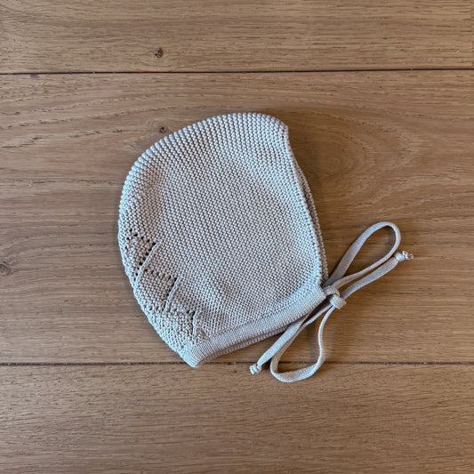 Capota algodón gris perla