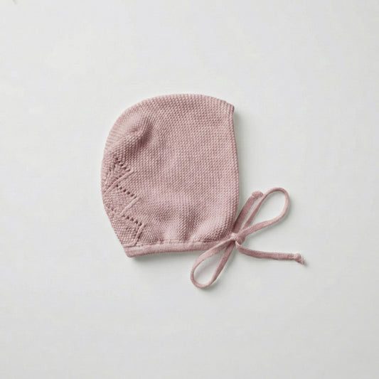 Capota algodón rosa empolvado