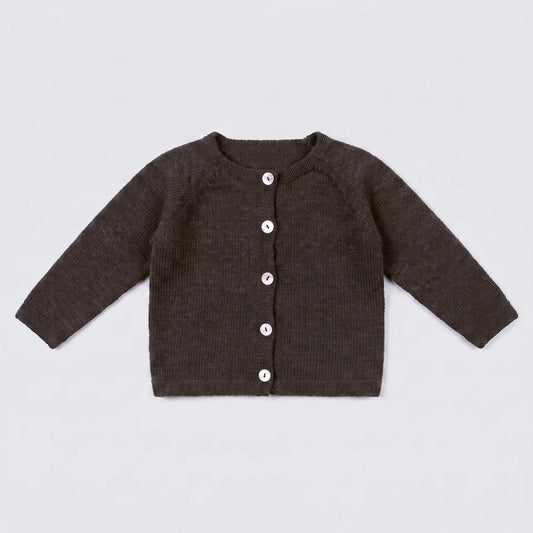 Chaqueta lana chocolate