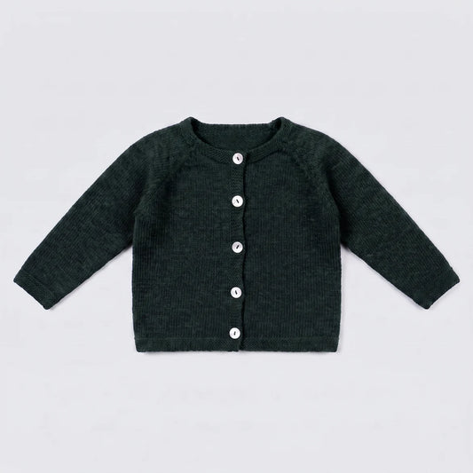 Chaqueta lana verde forest