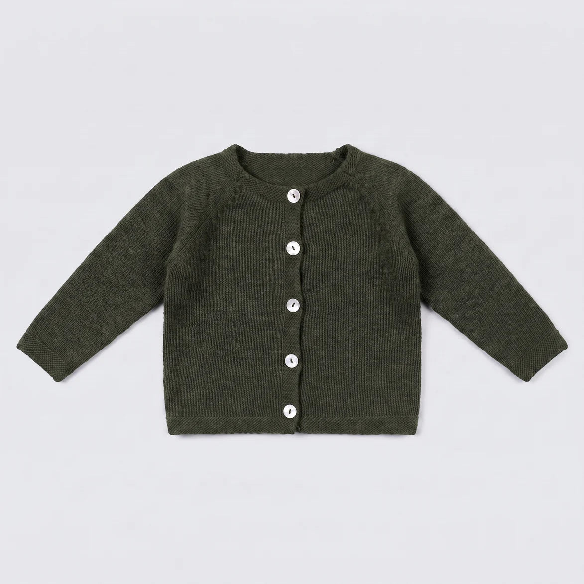 Chaqueta lana verde caza