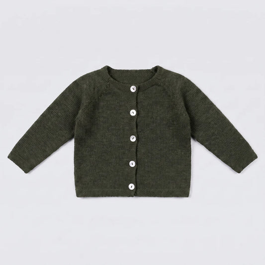 Chaqueta lana verde caza