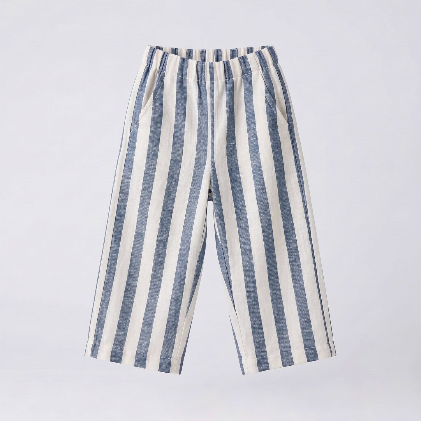 Conjunto Rayas azul denim