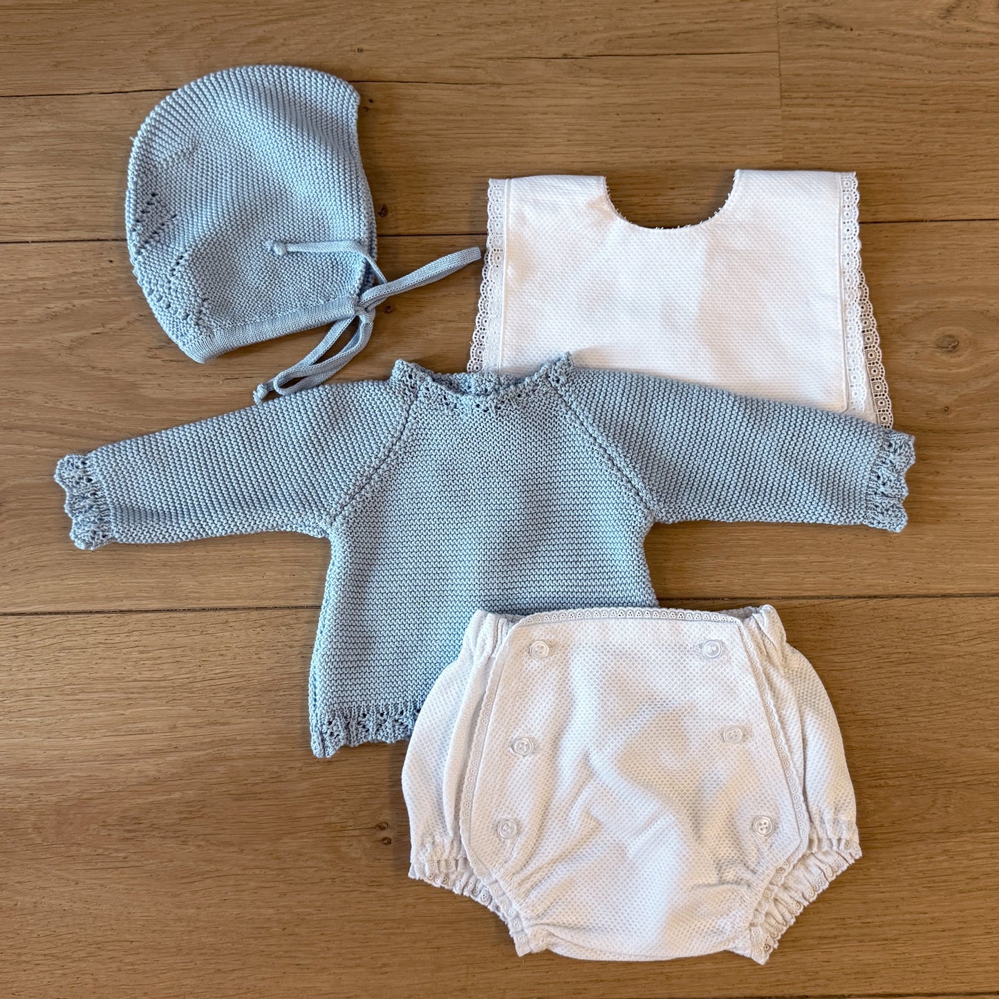 Capota algodón azul