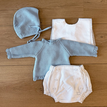 Capota algodón azul