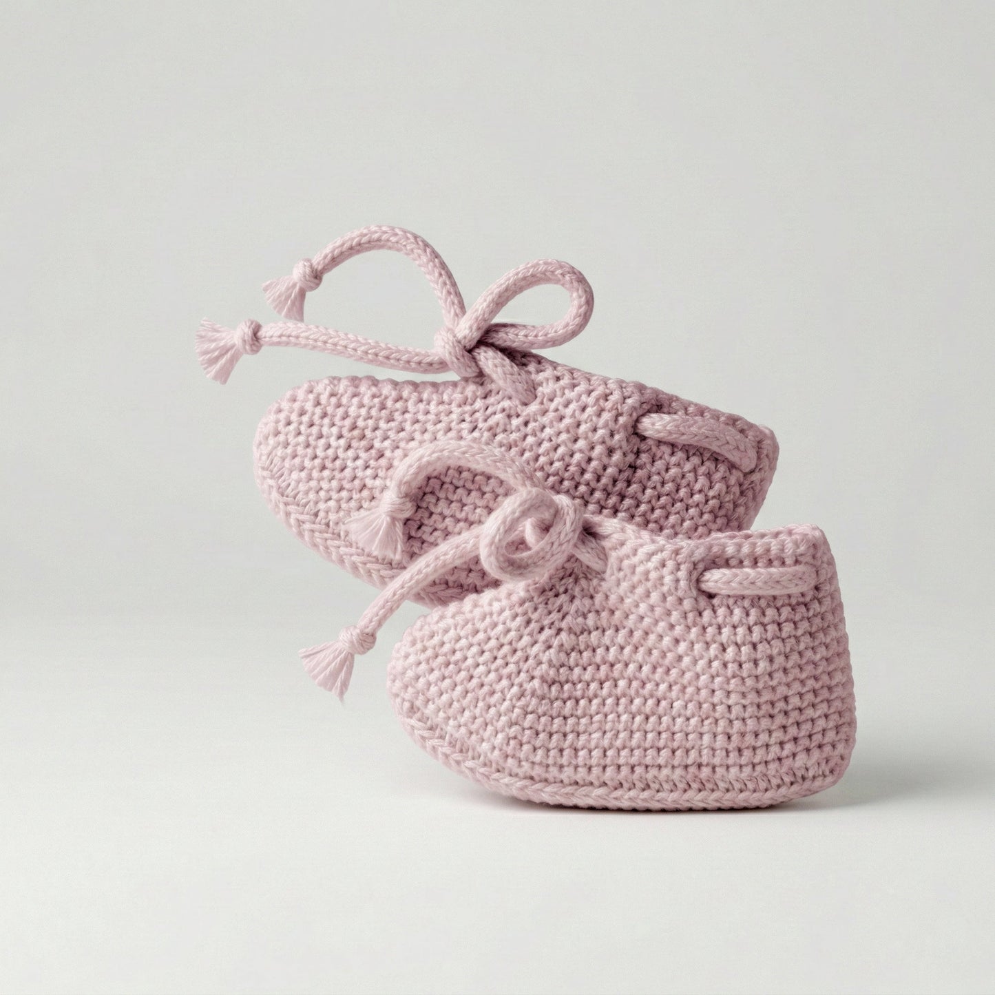 Conjunto perlé volantes rosa