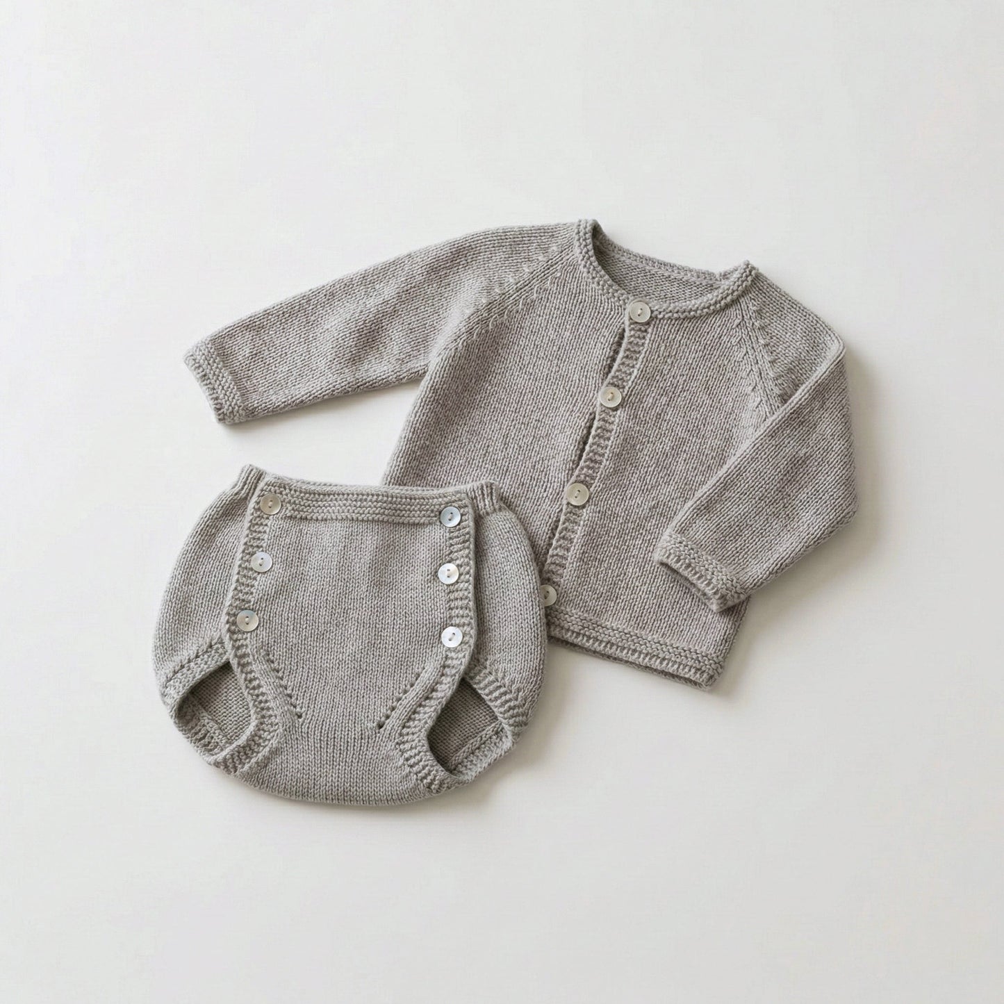 Conjunto perlé beige