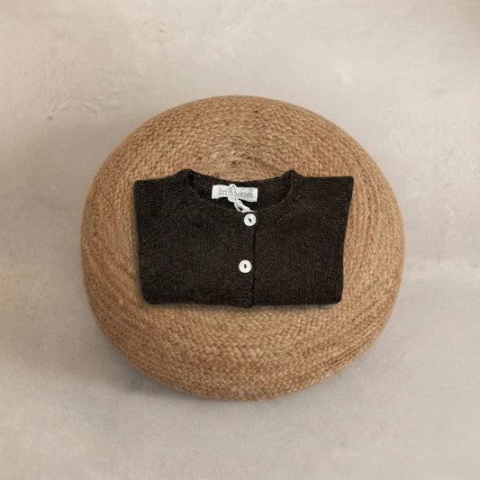 Chaqueta lana chocolate