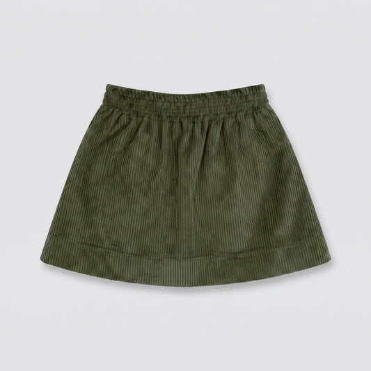 Falda pana verde caza
