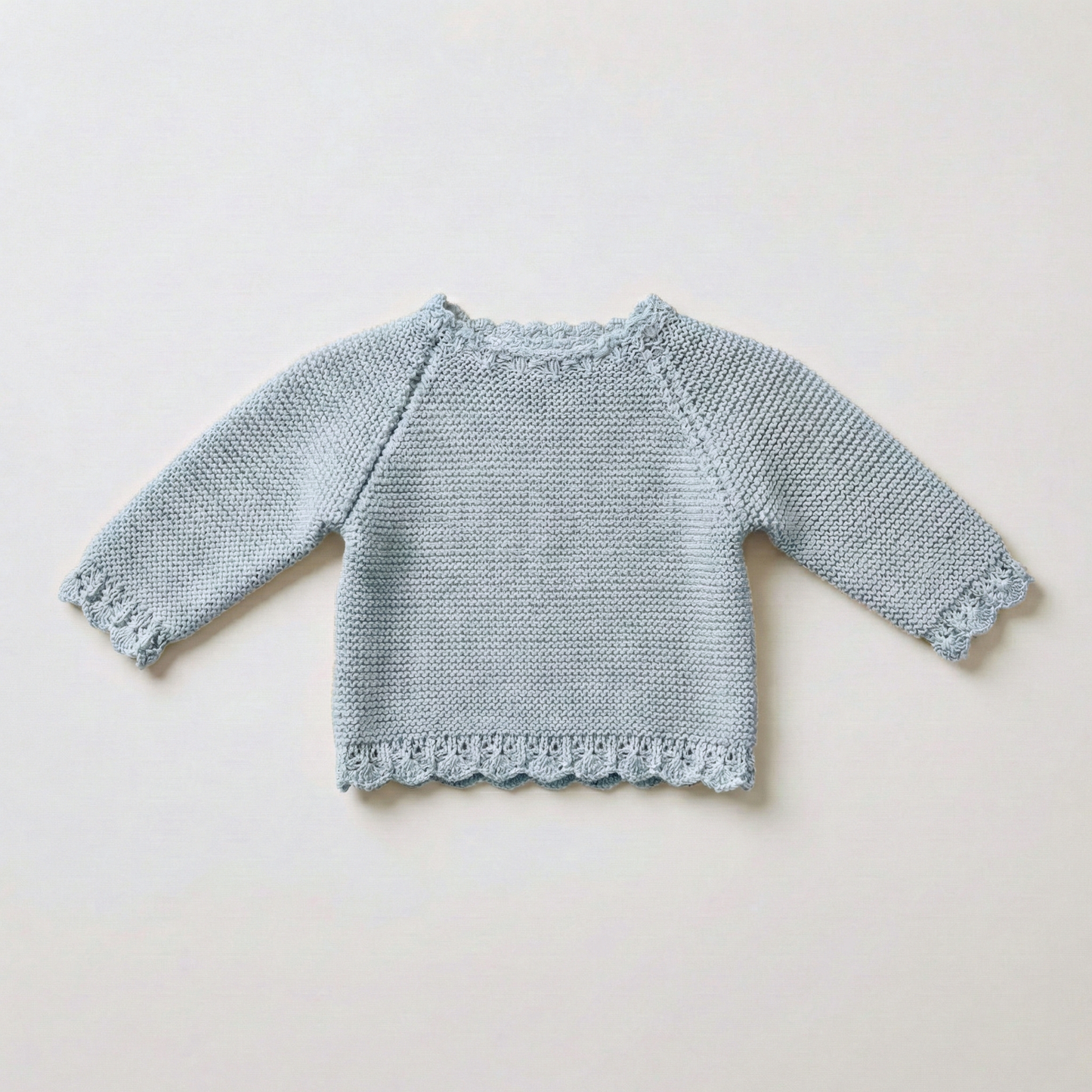 Jersey bebé algodón azul