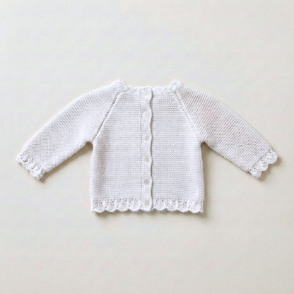 Jersey bebé algodón blanco