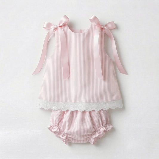 Jesusito Bruna rayas rosas