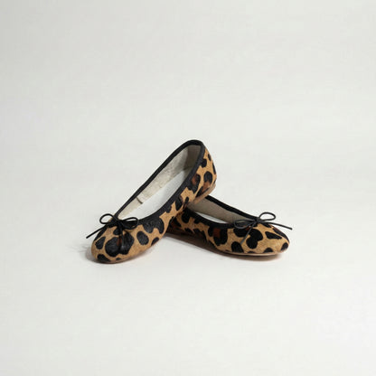 Manoletinas leopardo negro