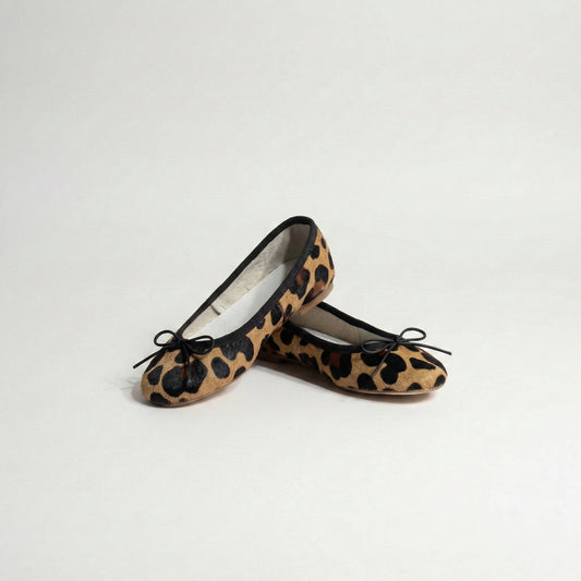 Manoletinas leopardo negro