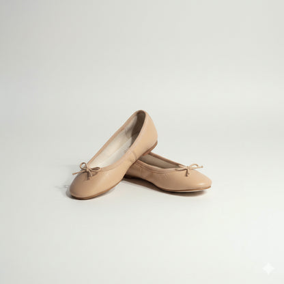 Manoletinas piel nude