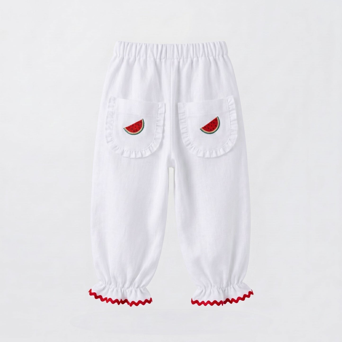 Pantalón blanco sandías