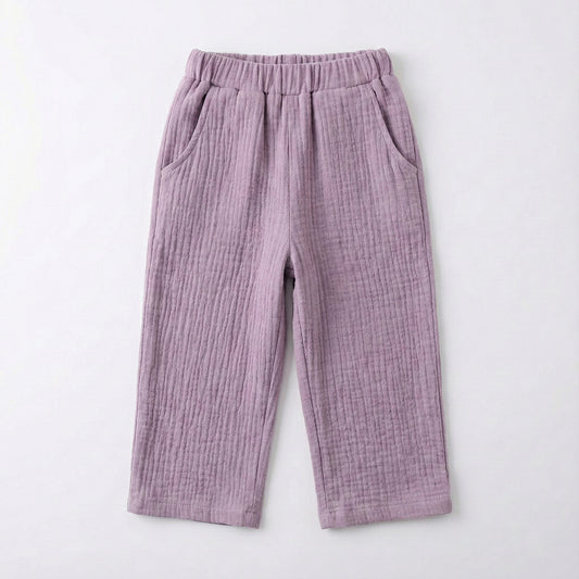 Pantalón largo twin mauve