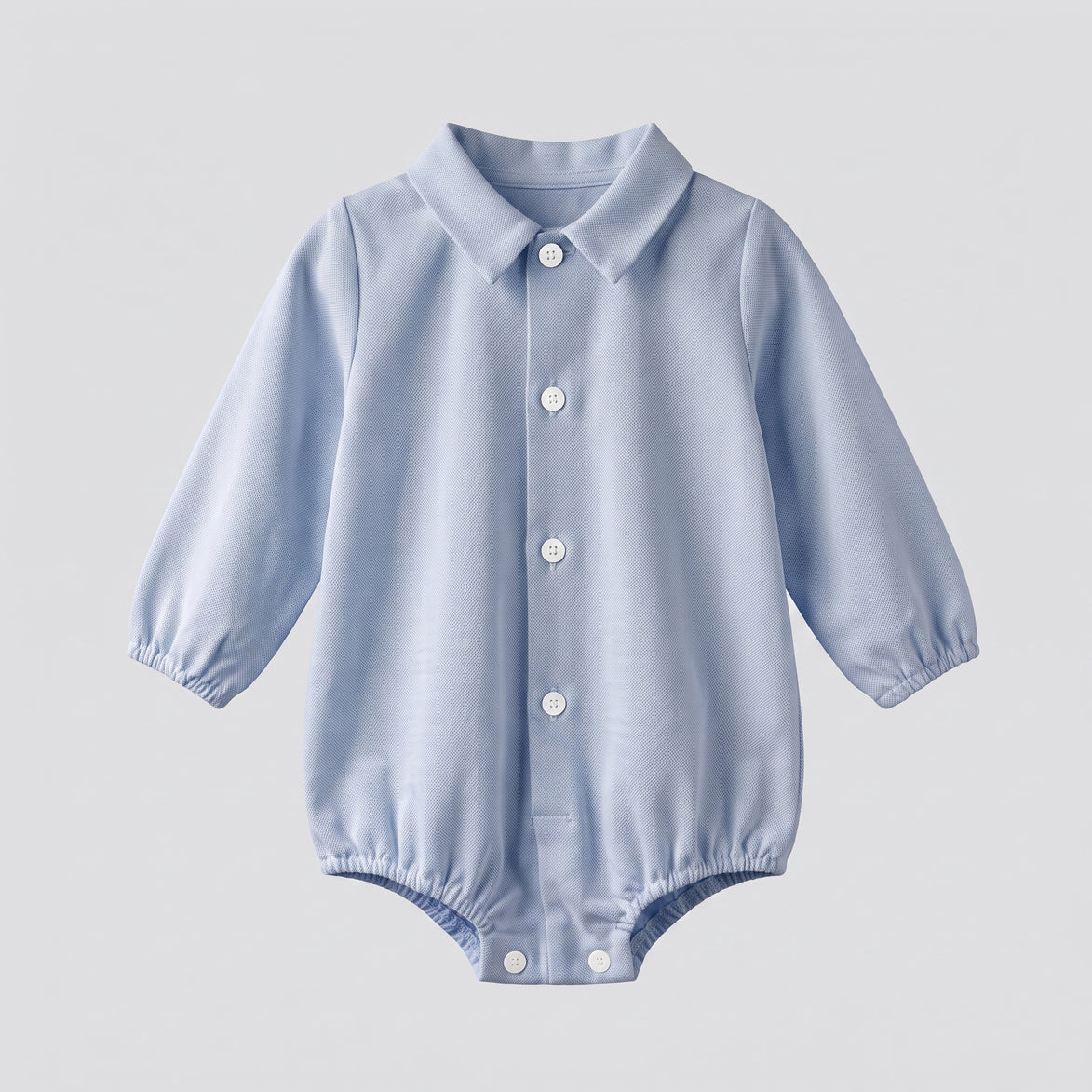 Pelele camisero oxford celeste