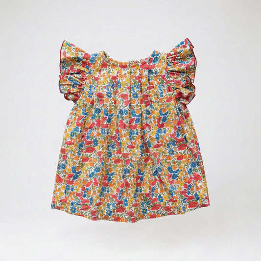Vestido Volantes Liberty Poppy