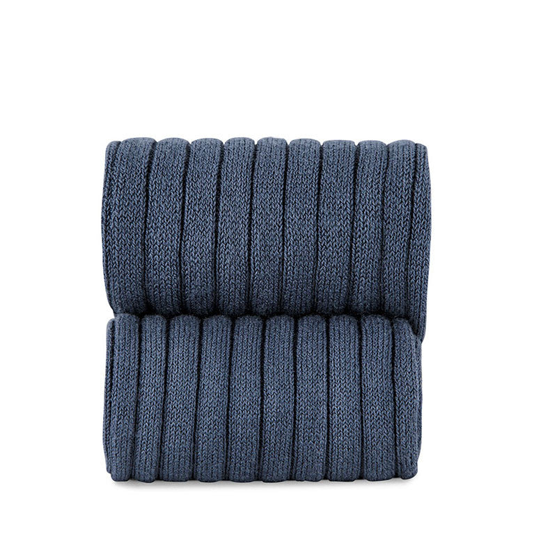 Calcetines altos básicos canalé LASPISLAZULI 484